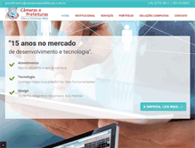 Tablet Screenshot of camaraseprefeituras.com.br